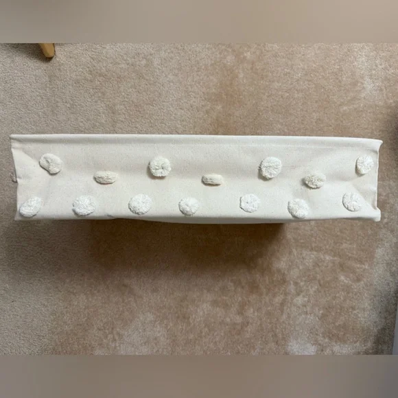 Pehr Pom Pom Basket Hideaway Canvas Storage Bin - Picture 7 of 9